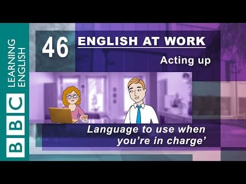 BBC English at Work #46: The elevator pitch