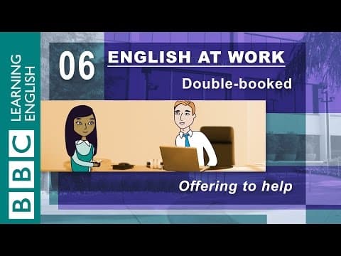 BBC English at Work #6: Double-booked