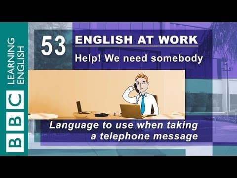 BBC English at Work #53: Restructure