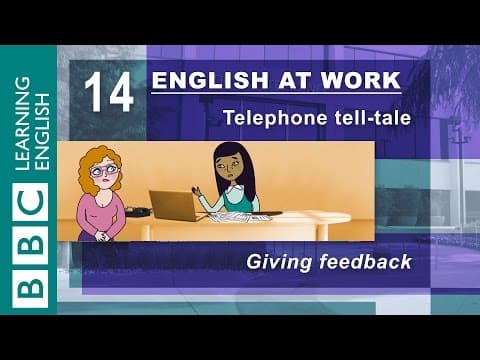 BBC English at Work #14: Telephone tell-tale