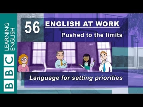 BBC English at Work #56: Standing your ground