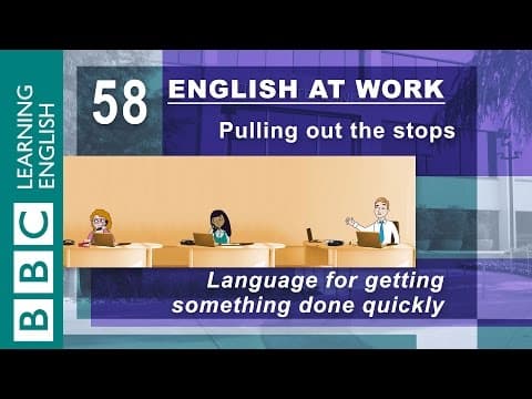 BBC English at Work #58: Priorities