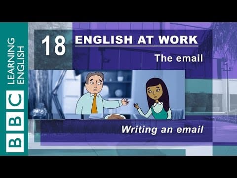 BBC English at Work #18: The email