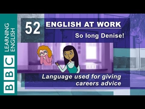 BBC English at Work #52: Back in the office