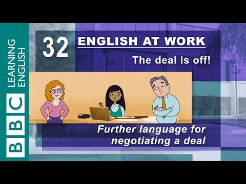 BBC English at Work #32: Apology accepted